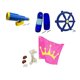 thumbnail image 5 of Accesorios Para Juegos De Columpio Para Patio Trasero, Casa De Juegos En La Jungla, 4 Uds., 5 of 5