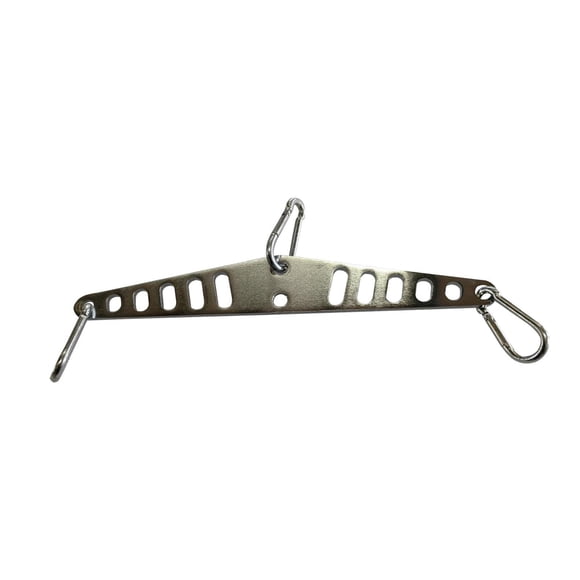Barra en T Desplegable LAT,Accesorios de Fila de Cables,Barra Separadora de Ejercicio para Bíceps de Hombro,Mango en D Simple,para Máquina de