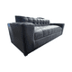 thumbnail image 2 of Sofa Tres Cuerpos Negro Ecocuero, 2 of 3
