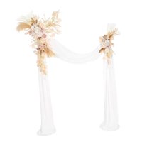 Magideal - Boda Artificial, Decorativas Colgantes Botín Para La Decoración Boda Recepción , Blanco Beige Beis Blanco