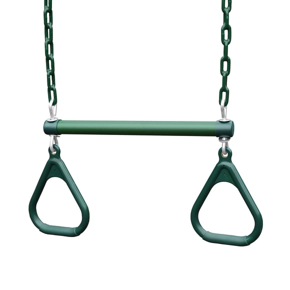Set de columpios Gorilla Playsets 04-0006-G/G 18 trapecio con barra de trapecio, color verde