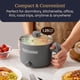 thumbnail image 5 of Olla eléctrica compacta Elite Gourmet NOODLE EXPRESS de acero inoxidable de 1,2 L, 5 of 7