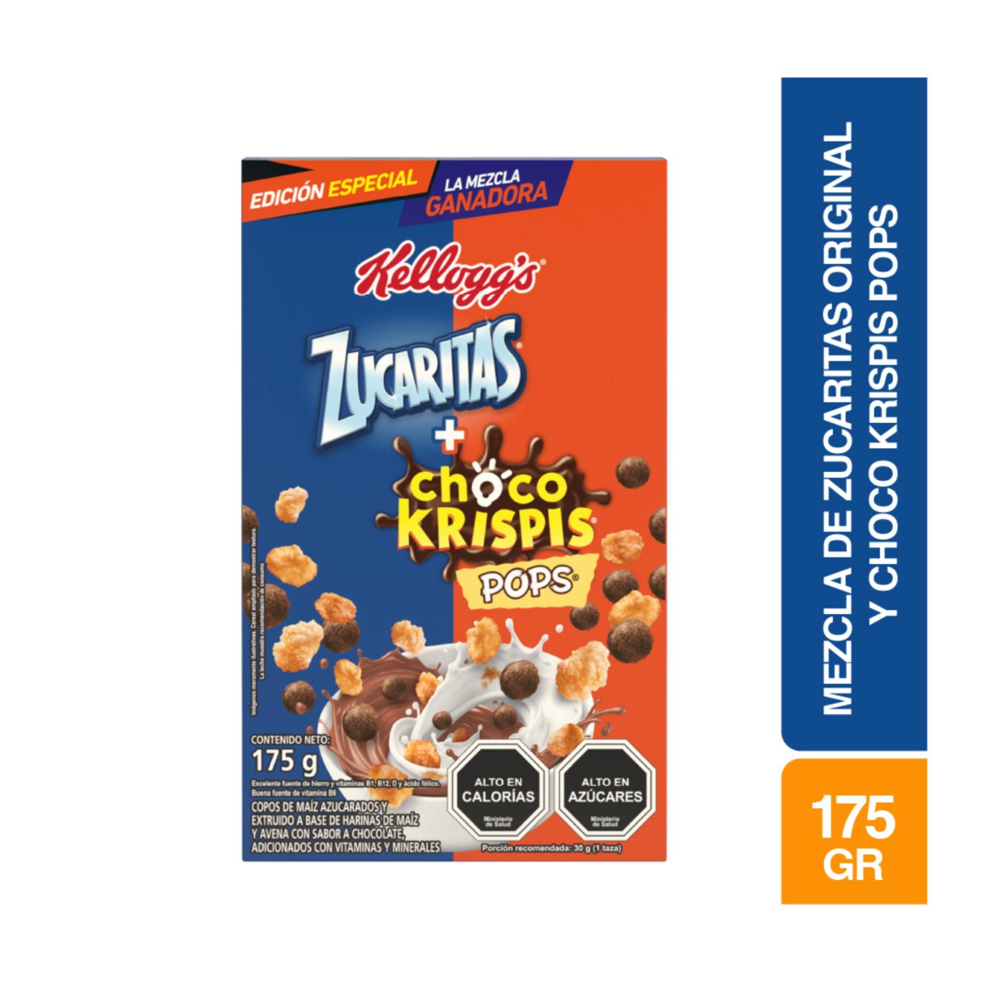 Cereal Zucaritas + Choco Krispis Pops 175 g Kelloggs