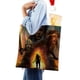 thumbnail image 4 of The Northman Bolso de tela con estampado de lienzo para mujer, bolsa de compras reutilizable y estética, con cremallera interior, regalo para mujer,38*45cm., 4 of 6