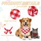 thumbnail image 3 of Uxcell Bandana para Perro, 24 x 17 in Pañuelo para Gato con Estampado de Cuadros de Búfalo, Accesorios de Pañuelo Triangular Ajustable Lavable, (Rosa), para Mascotas Pequeñas, Medianas, Grandes, 3 of 7