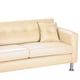 thumbnail image 3 of Sofa New Retro 3 Cuerpos Pu 12 Beige, 3 of 5