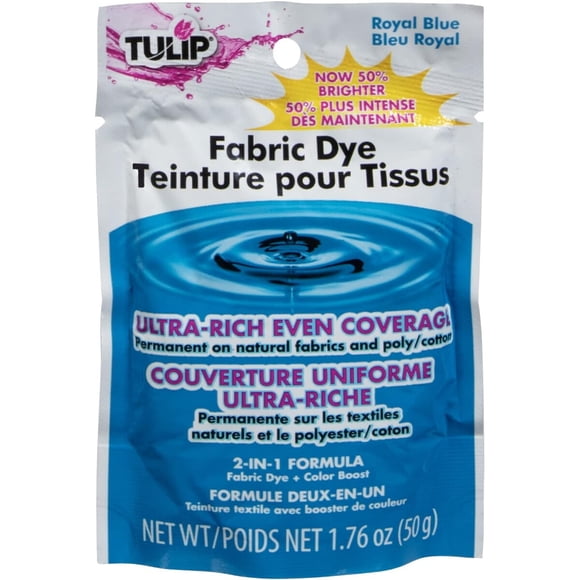 Tinte Para Tela Royal Blue 50 G Permanente Para Algodón