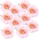 thumbnail image 4 of Cabeza de flor artificial rosa decoración de la boda DIY Craft Accesorio rosa claro, 4 of 5