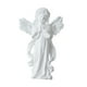 thumbnail image 4 of Escultura De Pared De ángel, Estatua De Querubín De Resina Para Sofá, TV, Fondo, Hogar, Dormitorio, Blanco, 4 of 5