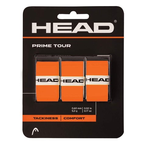 Overgrip Head Prime Tour Naranjo X3 Tenis Padel