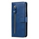 thumbnail image 5 of Funda con Cremallera para Xiaomi Redmi A3, Carcasa Cartera de Cuero PU con Soporte y Tarjetero, 5 of 6