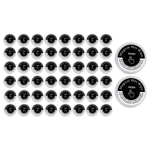 Bothyi - Toalla Comprimida Servilleta Tejido Cara Cuerpo Moneda Tejidos Para Gimnasio Maquillaje Al Aire Libre 50 Granos