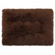 thumbnail image 1 of suxuMhao Forros Suaves para Cama de Mascotas - 1 Pieza Almohadilla Esponjosa Marrón Oscuro para Mascotas, Colchón para Mascotas, Colchoneta Cálida de Invierno para Dormir, 21.65x15.75 IN, 1 of 2