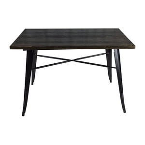 Oh! Mi Hogar ® - Mesa Tolix Rectangular Nogal 140X90Cm