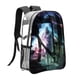 thumbnail image 2 of Space GhostMochila transparente temática, resistente y duradera, bolsa see-through para trabajo, deporte, universidad y viaje, 31 × 43 cm, 2 of 6