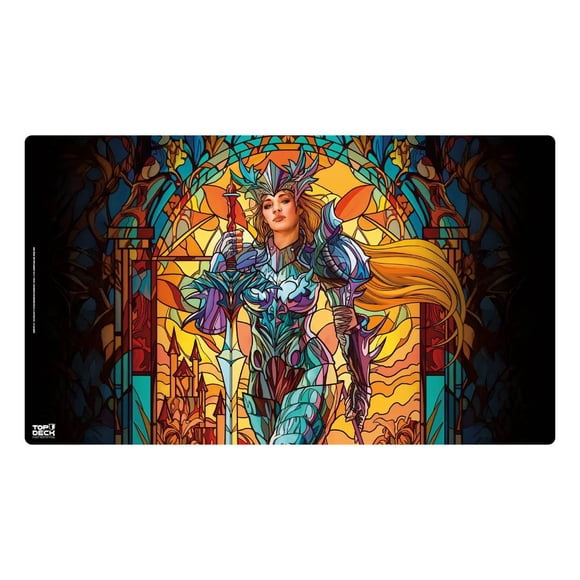 Playmat Topdeck Colección Vitrales - Paladín