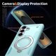 thumbnail image 5 of Para Samsung Galaxy S26 FE 5G Funda con Soporte de Anillo en O Magnético Invisible, Funda de Teléfono a Prueba de Golpes, Azul Claro, para Galaxy S26 FE 5G, 5 of 6