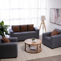 Nevi Express - Juego De Living Paris Color Gris