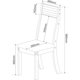 thumbnail image 5 of Comedor Chanel 8 Sillas Imbuia Café Claro, 5 of 6