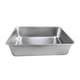 thumbnail image 1 of Bandeja Para Arena De Gatos De Acero Inoxidable, Grande, De Lados Altos, Para Gatos De Interior, 1 of 5