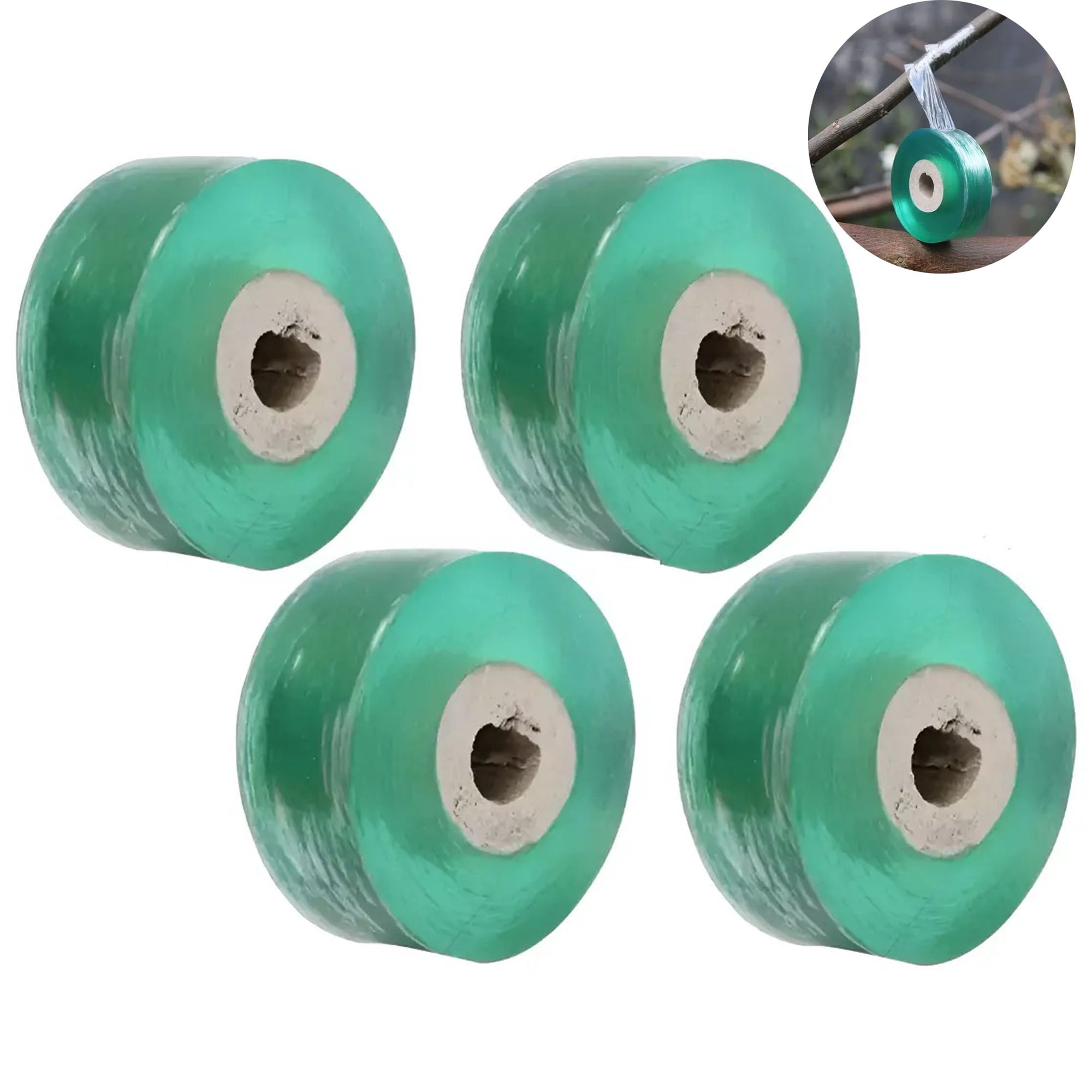 Genérica - Pack 4 Unidades, Cinta Para Injerto De Plantas 2 Cm X 100 M