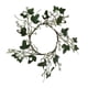 thumbnail image 1 of Pequeña Corona De Velas Navideñas Corona Navideña Para Invierno Oficina Interior Diámetro Interior 13 Cm Blanco Verde, 1 of 3