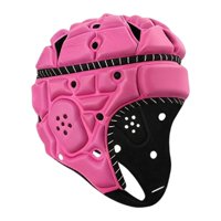 Magideal - Casco De Rugby Con Protector De Cabeza Acolchado Suave Y Transpirable. Ideal Para Fútbol, Fútbol Americano, Entrenamiento Y Béisbol. Talla Para Adul Rosa