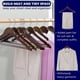 thumbnail image 5 of Perchas para ropa de madera maciza Amber Home de madera maciza, paquete de 20, 5 of 7