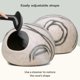 thumbnail image 5 of Cueva para gatos MEOWFIA de lana merino hecha a mano, gris claro, grande, 5 of 7