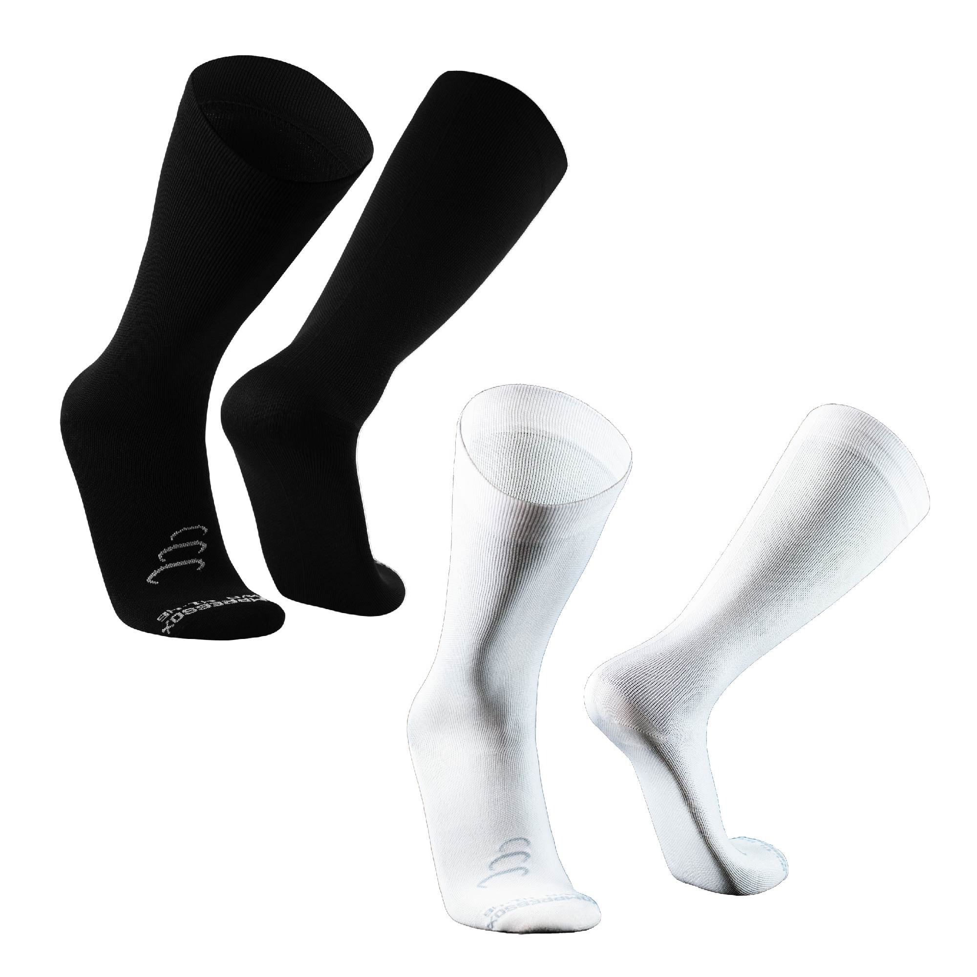 Silvera Nanotech - Calcetines De Compresión Y Recuperación De Varices Hinchazón Circulación Para Hombre Y Mujer