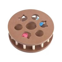 Total E-Commerce - Juguete Interactivo Para Gatos Rueda De Madera Mascotas