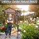 thumbnail image 2 of Wind Spinners Cyan Oasis Yard Garden con luces solares, 2 of 7
