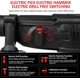thumbnail image 5 of Herramienta de construcción Taladro de impacto Martillo eléctrico AC110V 800W Taladro percutor rotativo de alta potencia Martillo eléctrico Martillo rotativo para hormigón y mampostería con control de, 5 of 6