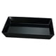 thumbnail image 1 of Plato Yanco Rome rectangular profundo de melamina, 17,75 x 11,75 cm, color negro, 1 of 1