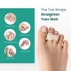 thumbnail image 2 of Alisador de dedos Toe Wraps Welnove Hammer, paquete de 16, color beige, 2 of 7