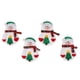 thumbnail image 5 of 4 piezas de navidad vajilla cubiertos bolsa de cubiertos titular de mesa decoración mu?eco de nieve 1, 5 of 5