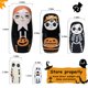thumbnail image 2 of Matrioska rusa Nesting Dolls Tongan para Halloween, 5 unidades, 15 cm, 2 of 7