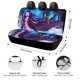 thumbnail image 2 of Chica Cazadora de Demonios Nezuko-theme Car Rear Seat Covers Back Elastic Flexible Car Seat Covers Decorative Fits Most Cars 120x59x76cm, 2 of 6
