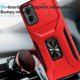 thumbnail image 5 of Funda Armada para Motorola Moto G 5G 2024 con Tapa Deslizante y Soporte Magnético Giratorio Rojo, 5 of 5