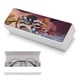 thumbnail image 5 of Hamburglar Estuche Rígido para Gafas de Cuero PU Protector con Forro de Felpa Premium Suave para Hombres y Mujeres, 5 of 6