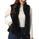 thumbnail image 1 of INSPIRE CHIC Chaleco de Piel Sintética Elegante para Mujer con Cremallera Sin Mangas para Uso Casual XS Negro, 1 of 6
