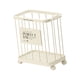 thumbnail image 5 of Cesta De Lavandería Con Ruedas, Carrito Organizador Con Ruedas Para Dormitorio Familiar, Color Blanco, 5 of 5