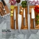 thumbnail image 2 of Juego de cuchillos KitchenAid Slim, bicolor, 14 piezas, blanco, 2 of 3
