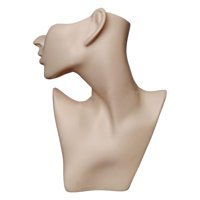 Ioensy - Exhibición De La Joyería Del Collar Modelo Femenino Soporte De La Joyería De La Cabeza Para El Collar De La Cadena Color De La Piel