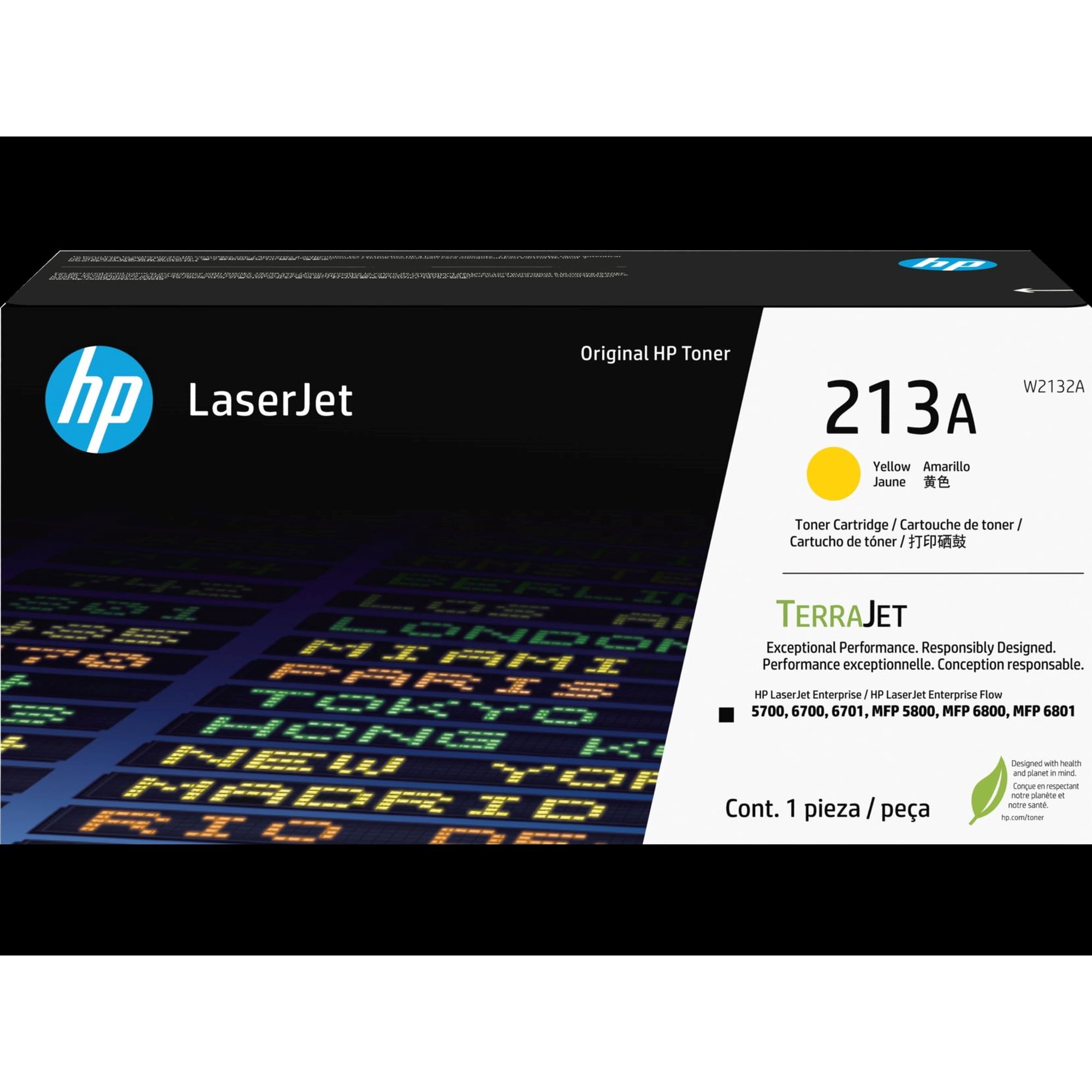 Cartucho De Tóner Hp Laserjet 213a 3000 Páginas Amarillo