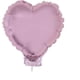 thumbnail image 1 of Globo de aluminio con forma de corazón, divertido, a la moda estadounidense, rosa, 28 x 28 cm, 1 of 2