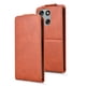 thumbnail image 3 of Funda tipo folio para Motorola Moto G56 5G con soporte magnético y protección para la cámara Marrón, 3 of 6