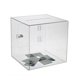thumbnail image 2 of Caja de donaciones SOURCE ONE, cubo de acrílico con cerradura, 2 of 5