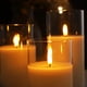 thumbnail image 5 of Velas sin llama Eywamage de cristal transparente con mando a distancia, juego de 3, 5 of 7