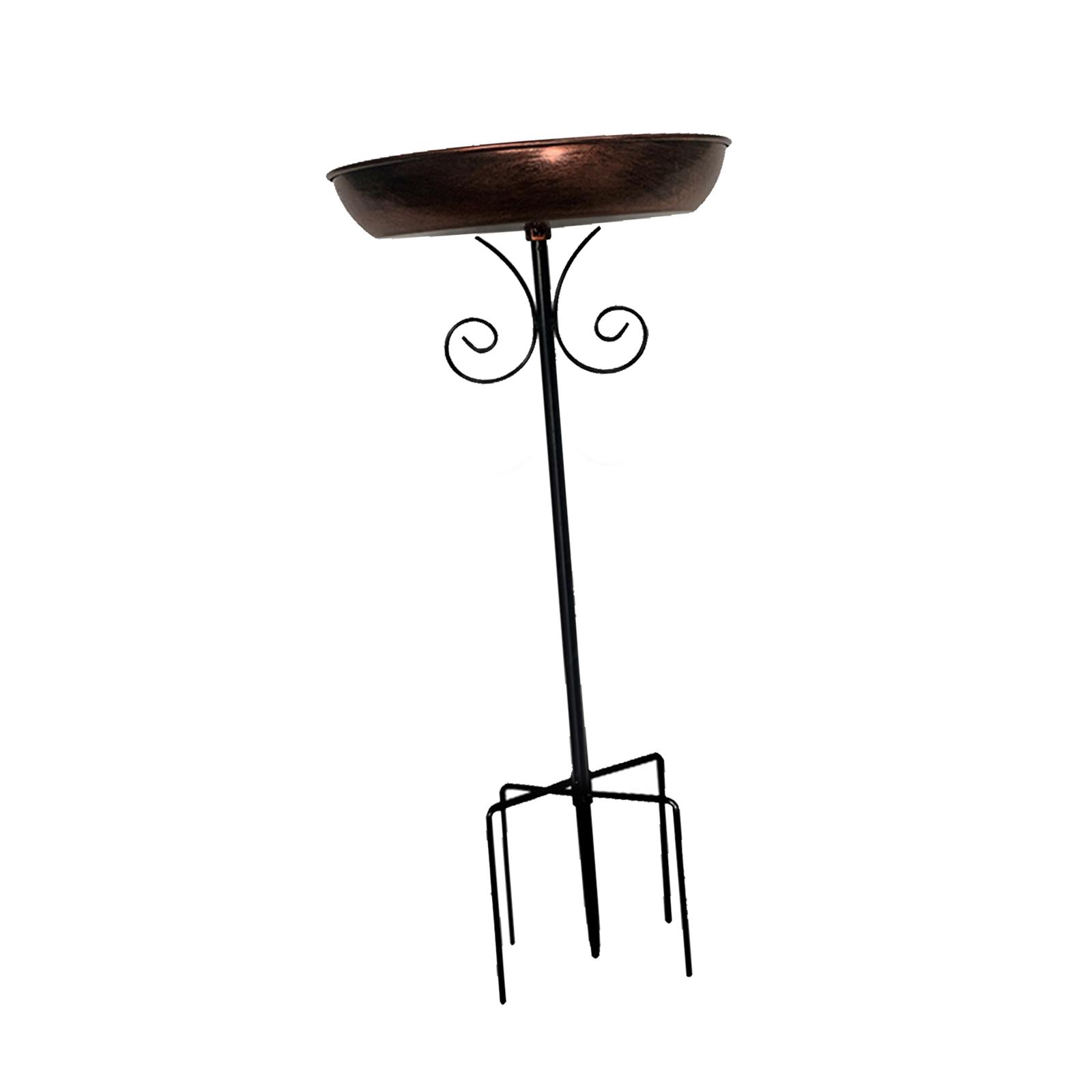 Magideal - Bath Bath Comeñador De Aves, Fácil Instalación, Decoración, Ornamentista De Alimentación De Metal Tazón Para Pájaros Para El Patio De Balcón De Jardín